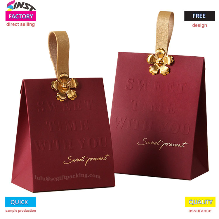 Exquisite candy carrying paper box, adding sweet romance to the wedding