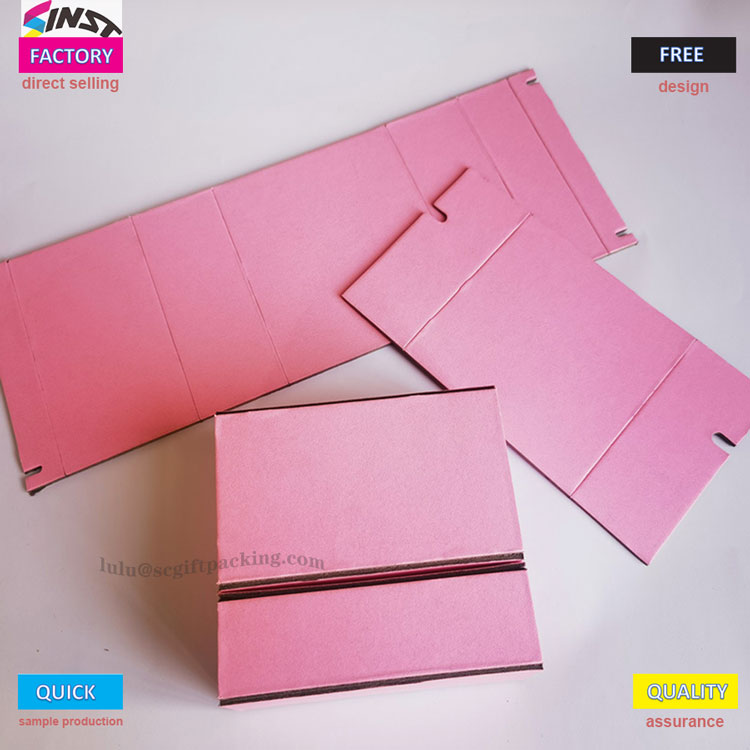 Foldable nail packaging box