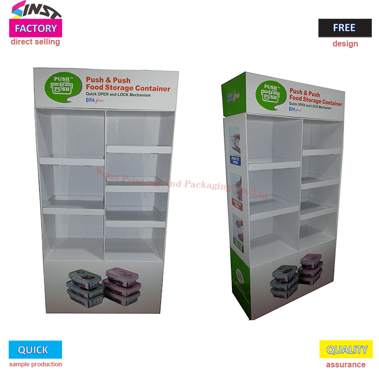 Retail Snack Cardboard Dump Bin Stand