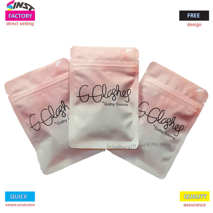 Underwear sealing bag with three side zipper bag